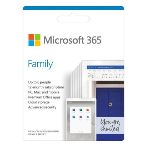 Microsoft 365 Family 32/64bit 1 năm 6 user Win/Mac