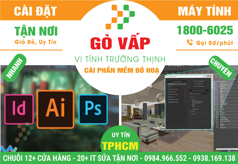 Địa Chỉ Cài Phần Mềm Đồ Họa Quận Gò Vấp – Giá Rẻ Uy Tín – Dịch Vụ Tận Nơi