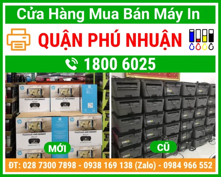 Địa Chỉ Mua Bán Máy In Quận Phú Nhuận