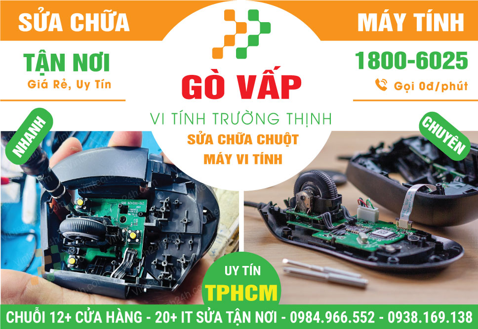 Sửa Chuột Máy Vi Tính Quận Gò Vấp – Giá Rẻ Uy Tín – Dịch Vụ Tận Nơi