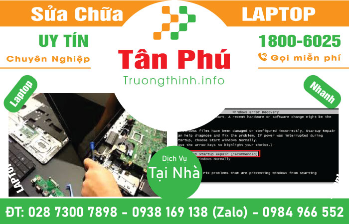 Địa Chỉ Sửa Laptop Ở Quận Tân Phú - Vi Tính Trường Thịnh