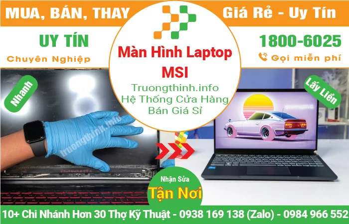 Thay Màn Hình Laptop MSI
