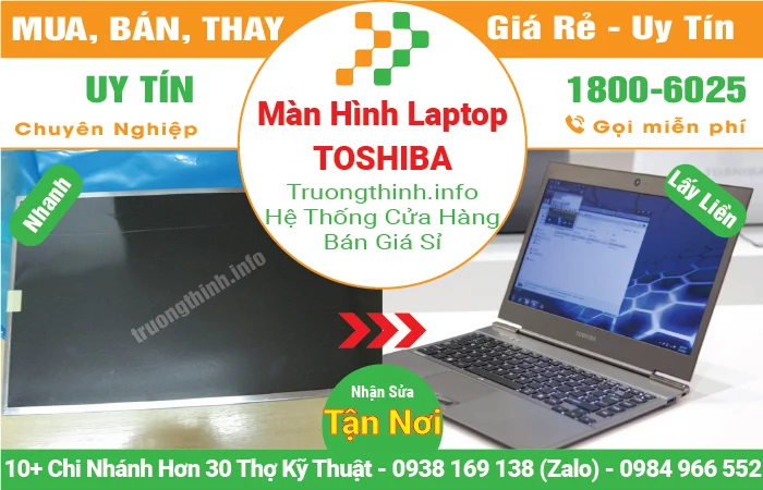Thay Màn Hình Laptop Toshiba
