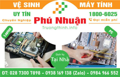 Địa Chỉ Vệ Sinh Máy Tính Quận Phú Nhuận Tại Nhà