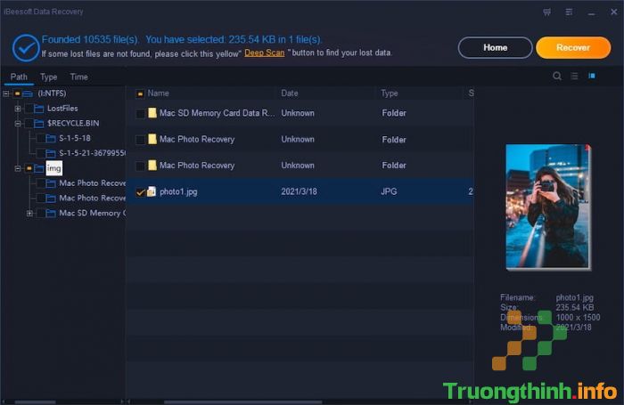 iBeesoft Data Recovery: Vị 'cứu tinh' khôi phục dữ liệu hoàn hảo cho Windows và Mac - Trường Thịnh