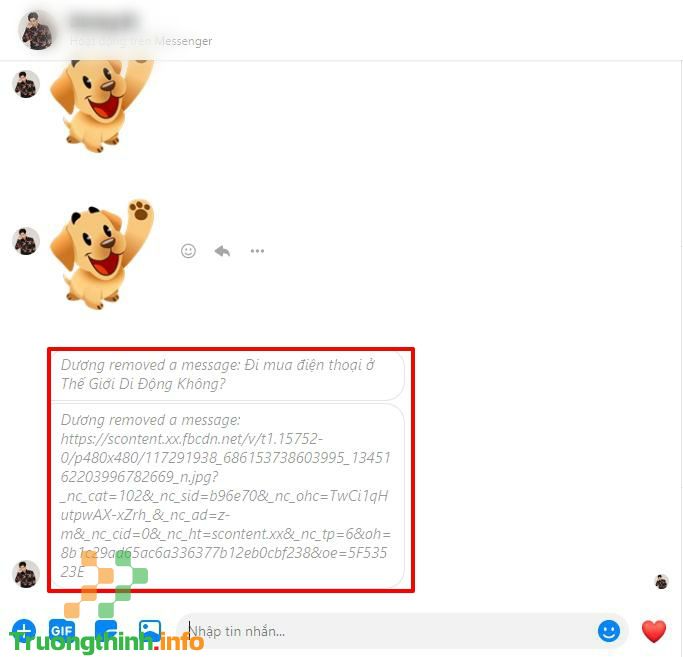 Thủ thuật xem tin nhắn đã thu hồi trên Messeger trên bằng máy tính cực nhanh - Trường Thịnh