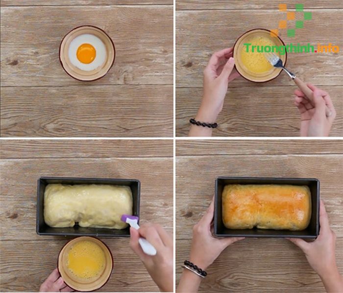 Cách làm bánh mì phô mai tan chảy phủ chà bông siêu ngon