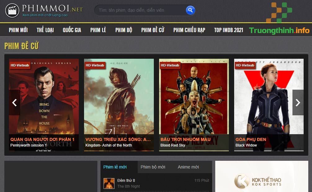 Top 15+ website xem phim online chuẩn HD tốt nhất hiện nay