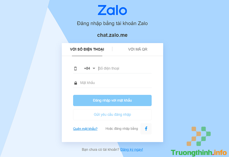 Cách đăng nhập Zalo bằng web trực tiếp trên Google