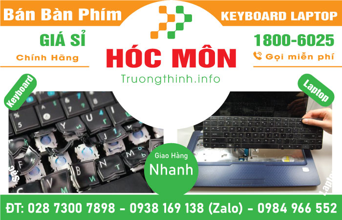 Thay Bàn Phím Laptop Huyện Hóc Môn