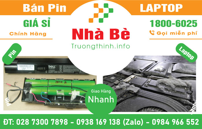 Thay Pin Laptop Huyện Nhà Bè