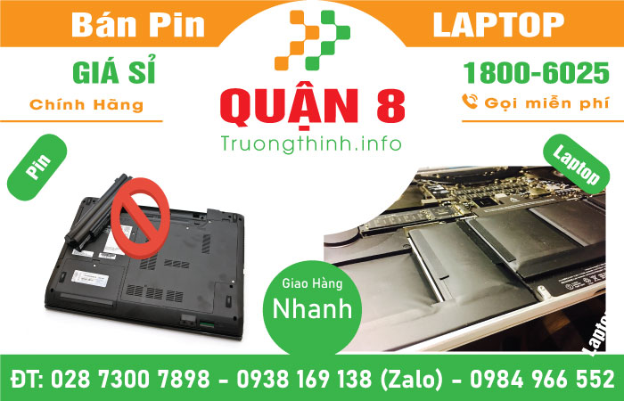 Thay Pin Laptop Quận 8 Trường Thịnh
