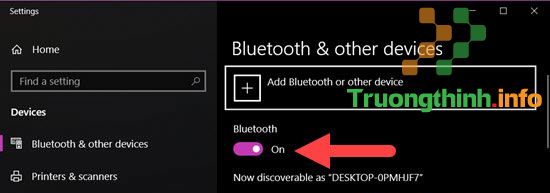 Cách bật, tắt kết nối bluetooth trên máy tính, laptop Windows 7, 8, 10 nhanh, đơn giản