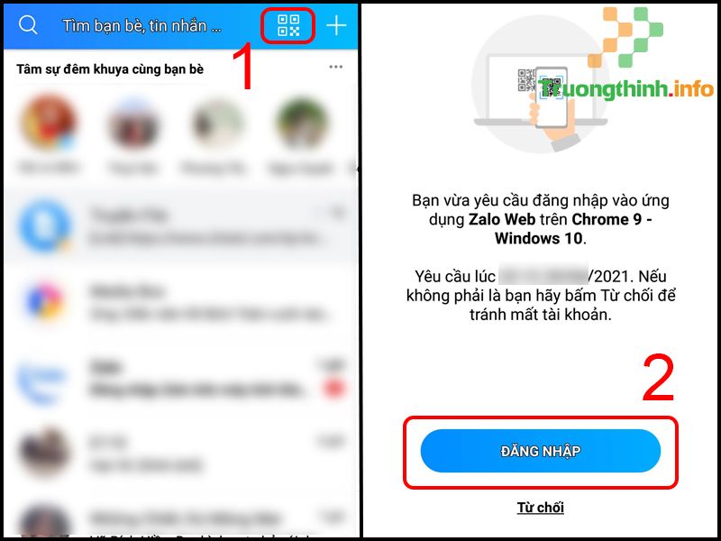 Cách đăng nhập, đăng xuất, sử dụng chat.zalo.me trên điện thoại, máy tính