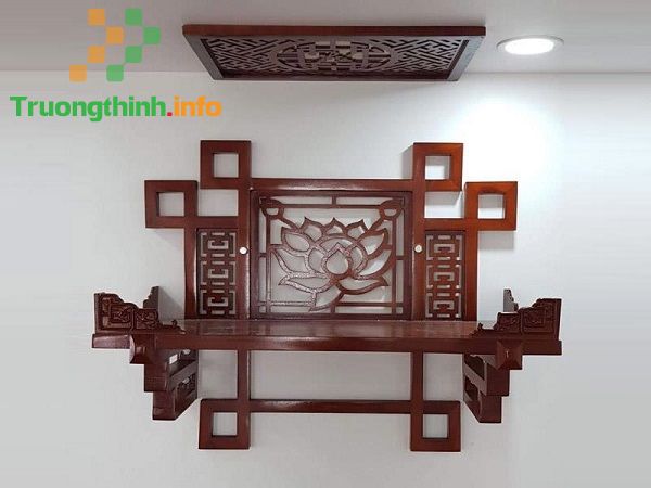 Kích thước bàn thờ treo tường theo phong thủy chuẩn, đẹp