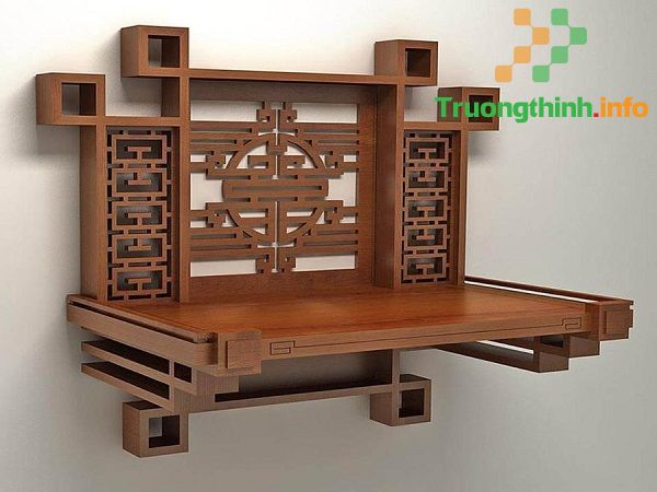 Kích thước bàn thờ treo tường theo phong thủy chuẩn, đẹp