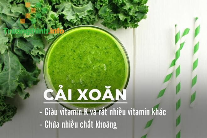 Nước ép cải xoăn có tác dụng gì? Công thức nước ép cải kale đẹp da, giữ dáng