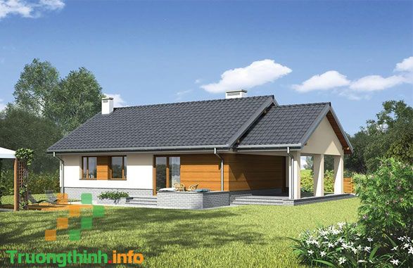 15+ mẫu nhà cấp 4 đẹp thiết kế đơn giản mà hiện đại cho nông thôn, nhà vườn