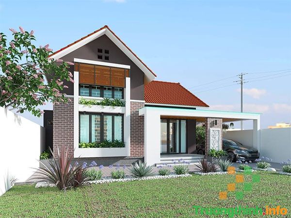 15+ mẫu nhà cấp 4 đẹp thiết kế đơn giản mà hiện đại cho nông thôn, nhà vườn