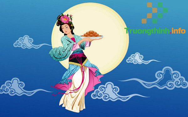                       Hình ảnh chị Hằng Nga và chú Cuội ngồi gốc cây đa trên cung trăng đẹp