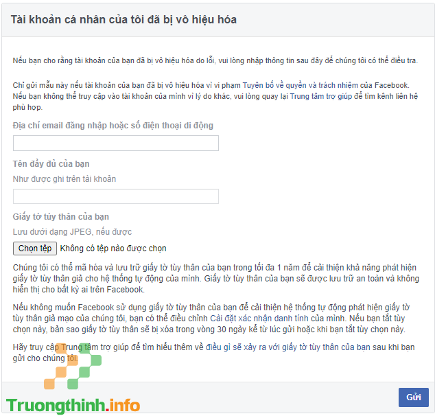 5+ cách lấy lại tài khoản Facebook bị vô hiệu hóa nhanh chóng, thành công