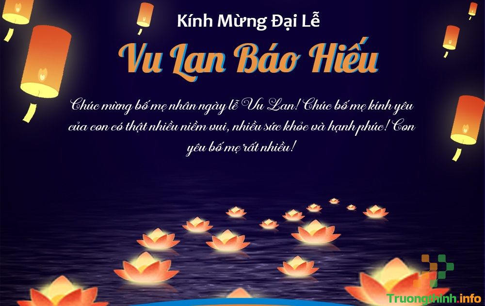 Gợi ý mẫu phông Vu Lan báo hiếu đẹp  Địa chỉ in ấn tại Quảng Ninh