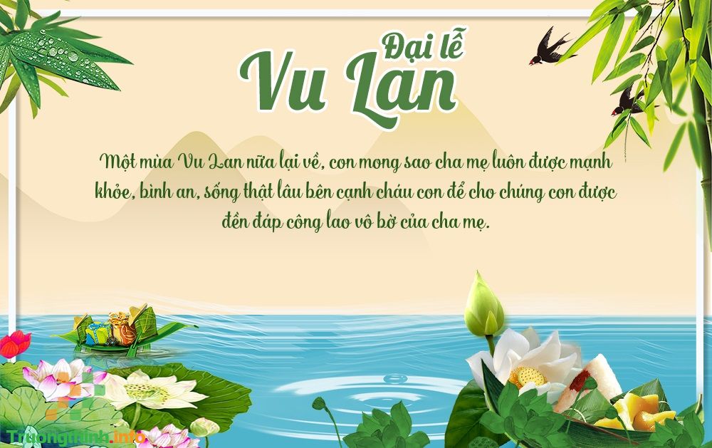                       Thiệp Vu Lan báo hiếu đẹp, ý nghĩa mừng mùa hiếu hạnh