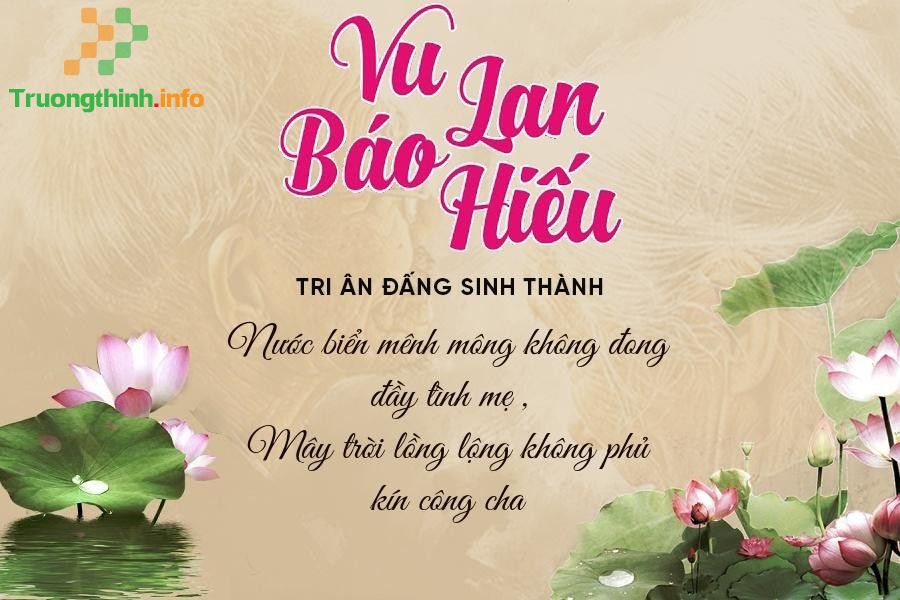                       Thiệp Vu Lan báo hiếu đẹp, ý nghĩa mừng mùa hiếu hạnh