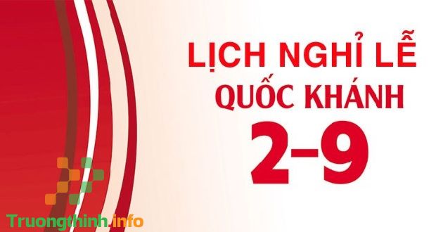 Lịch nghỉ lễ Quốc khánh 2/9 năm 2021 được nghỉ mấy ngày?