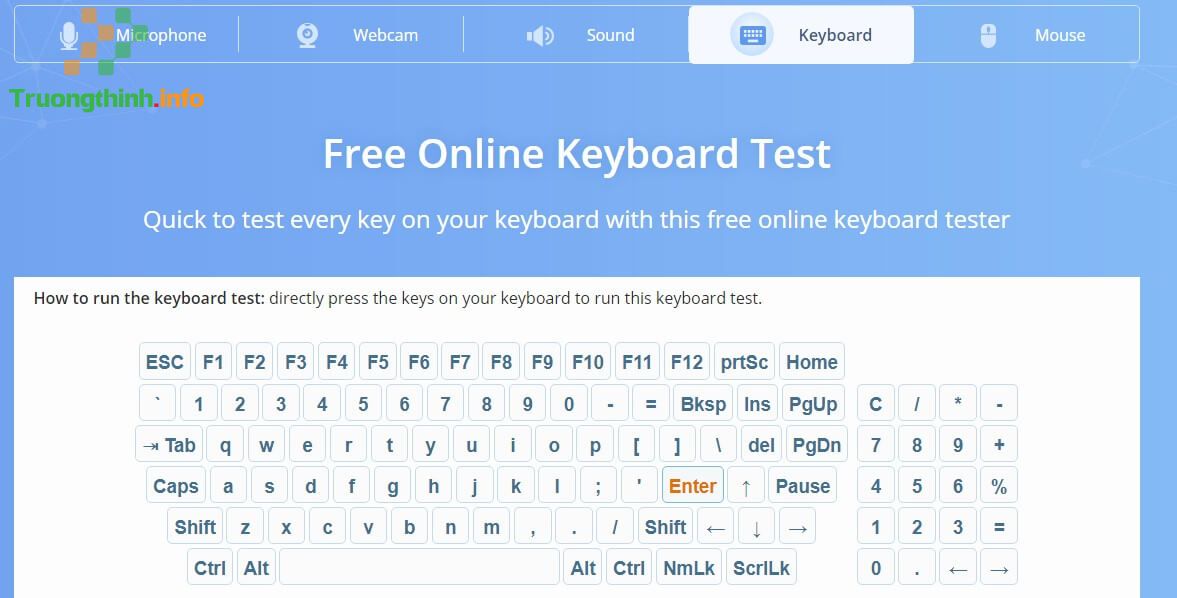                       Test bàn phím online đơn giản với 5 web test keyboard laptop, máy tính miễn phí