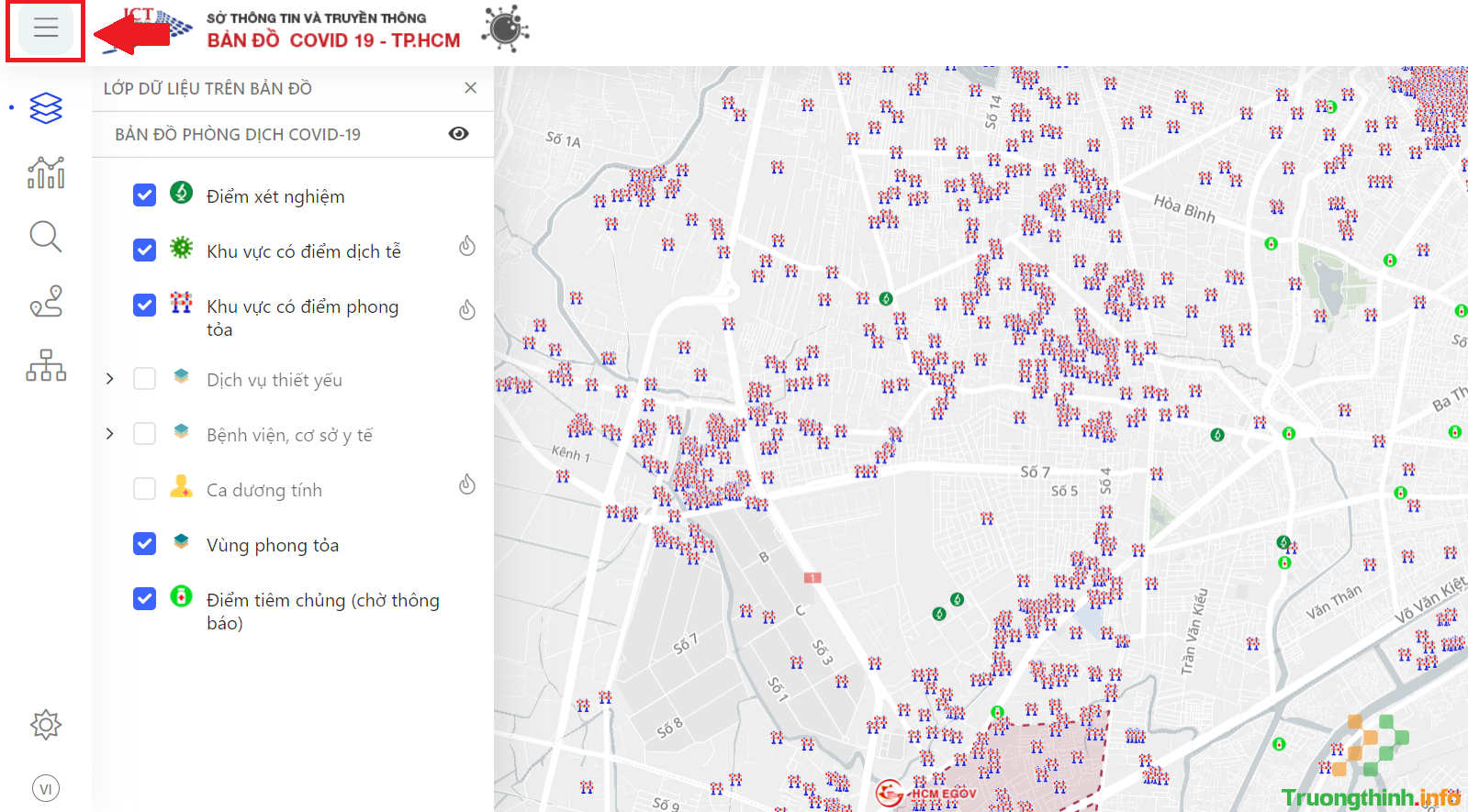                       Cách xem bản đồ Covid TPHCM mới nhất 2021