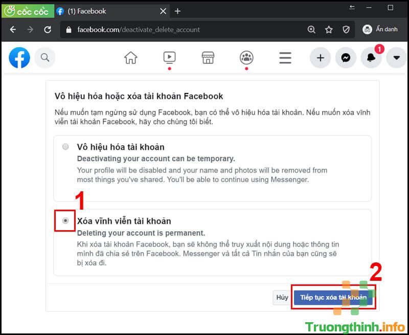                       Làm thế nào để xóa tài khoản Facebook vĩnh viễn ngay lập tức trên điện thoại, máy tính?