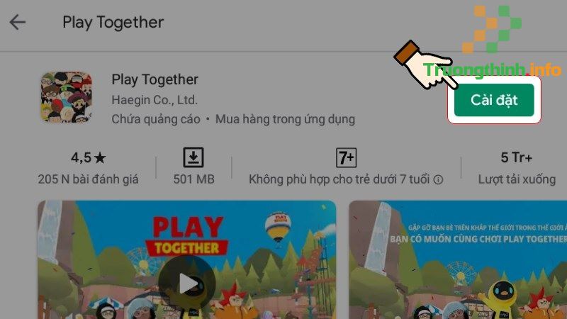                       Cách tải (download) và chơi Play Together trên máy tính, PC