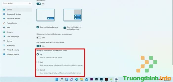  Cách tắt thông báo trên Windows 11 