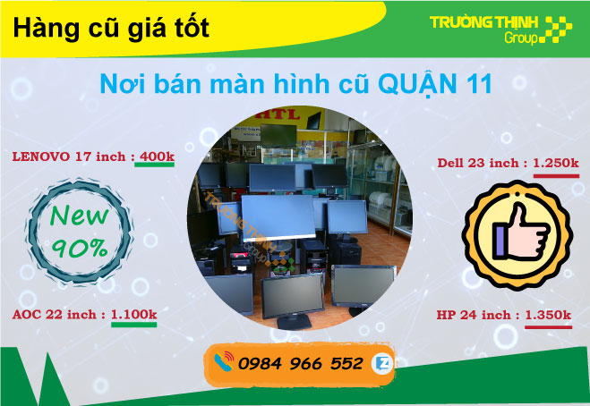 Bán Màn Hình Máy Tính Cũ Quận 11 Trường Thịnh