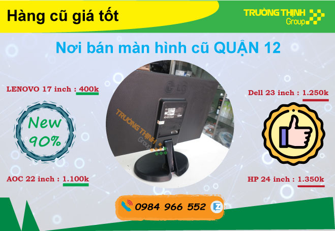 Bán Màn Hình Máy Tính Cũ Quận 12 Trường Thịnh