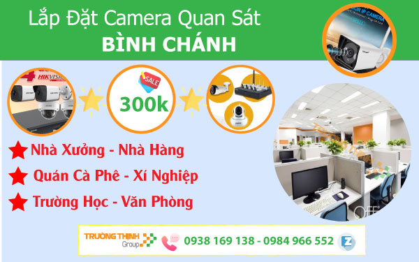 Lắp đặt camera quan sát Huyện Bình Chánh