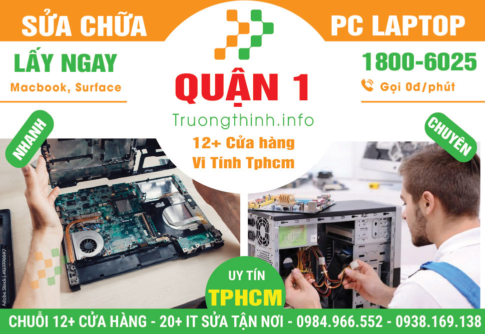 Sửa Chữa Máy Tính Giá Rẻ Tại Quận 1