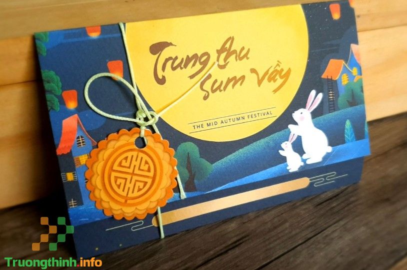                       Mẫu thiệp Trung Thu đẹp, thiệp chúc mừng Trung Thu sang trọng