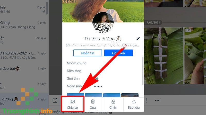 Cách gửi danh thiếp, chia sẻ danh bạ Zalo bằng điện thoại, máy tính - Tin Công Nghệ