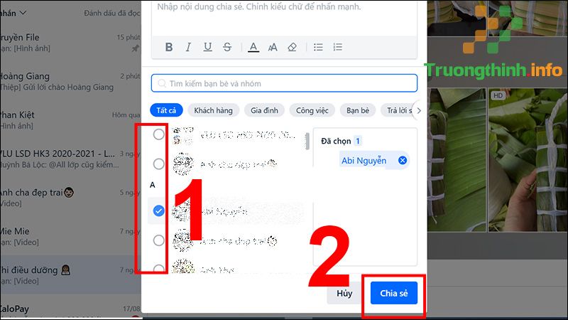 Cách gửi danh thiếp, chia sẻ danh bạ Zalo bằng điện thoại, máy tính - Tin Công Nghệ