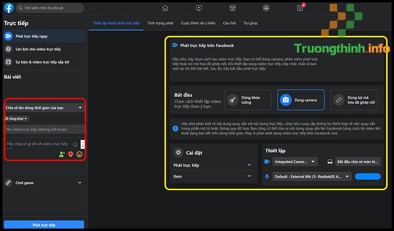 Cách live stream Facebook trên điện thoại, máy tính, PC đơn giản - Tin Công Nghệ