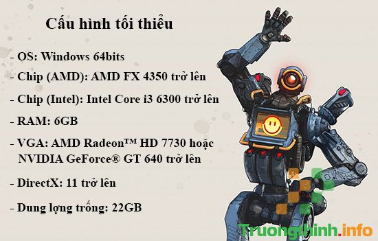 Cấu hình để chơi mượt game Apex Legends - Tin Công Nghệ