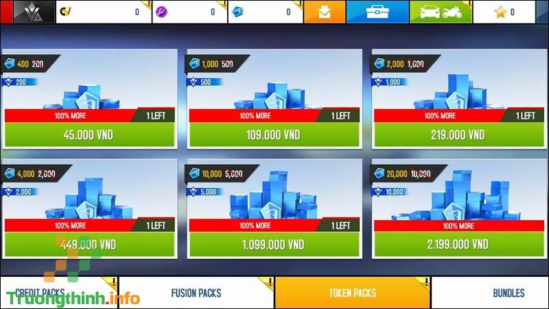 Cách mua, kiếm Token miễn phí trong Asphalt 8 đơn giản, nhanh chóng - Tin Công Nghệ