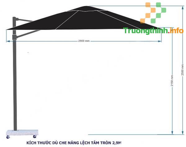                       Ô dù che nắng, che mưa ngoài trời: Kích thước, giá bán?