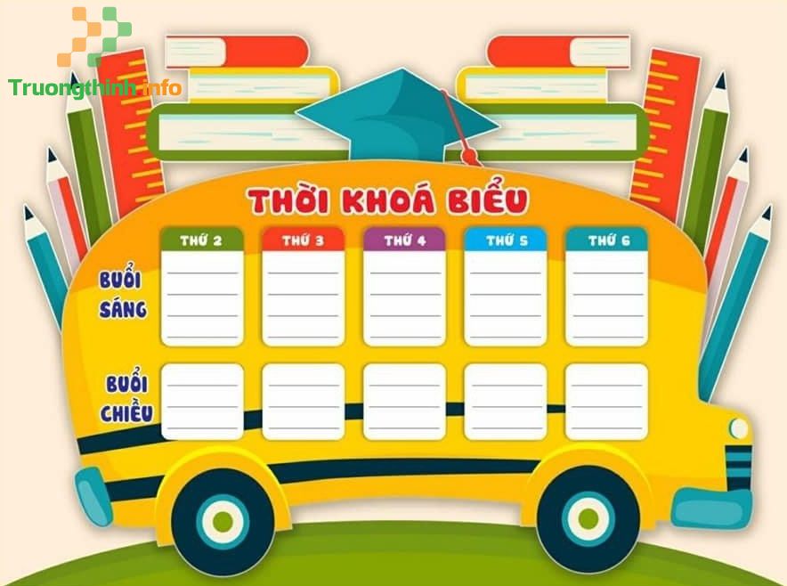                       Các mẫu thời khóa biểu tiểu học đẹp, cute cho lớp 1 - lớp 5