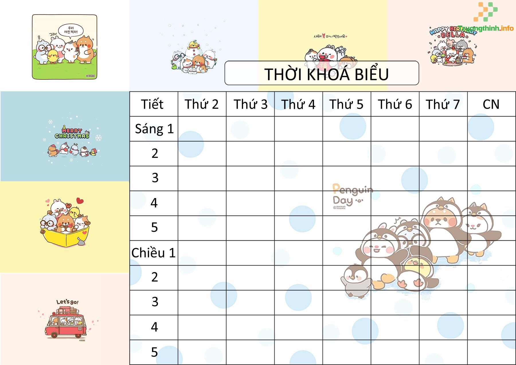                       Cách làm thời khóa biểu cute, đẹp bằng giấy A4