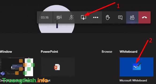                       Hướng dẫn cách sử dụng bảng trắng trong Microsoft Teams 