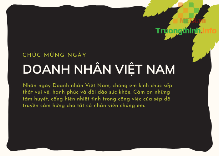                       Mẫu thiệp chúc mừng ngày doanh nhân Việt Nam đẹp