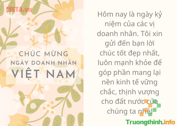                       Mẫu thiệp chúc mừng ngày doanh nhân Việt Nam đẹp